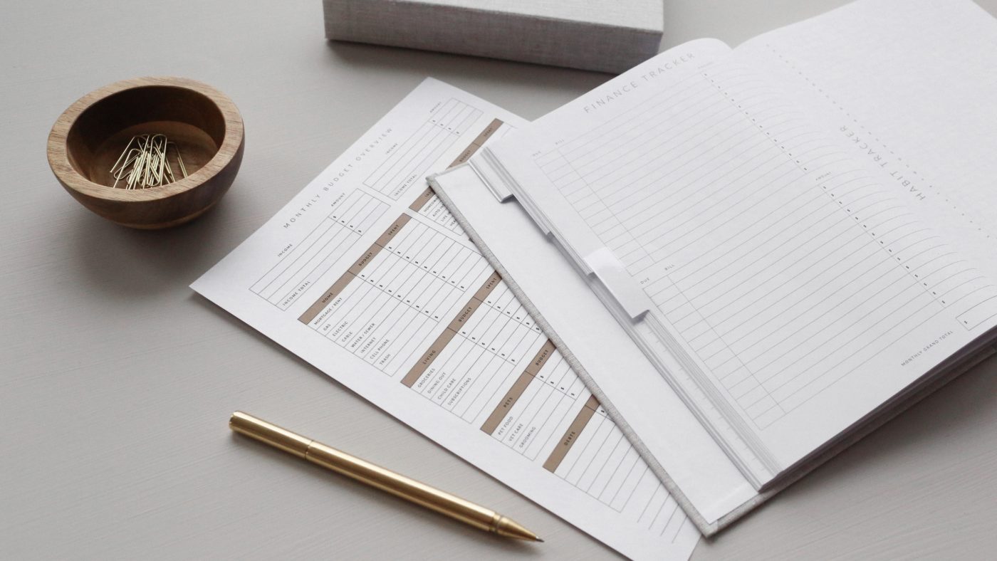 Good Habit budget and expense form to prepare personal finances