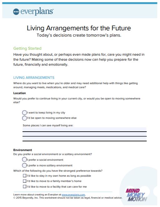 living arrangements for the future