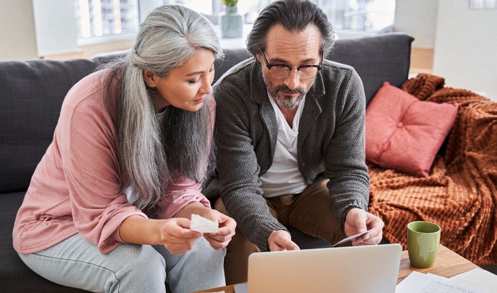 couple at laptop